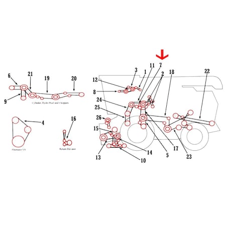 Aftermarket 833873M1 New Combine Grain Tank Unloader Belt Fits Massey Ferguson 750 COB40-0612